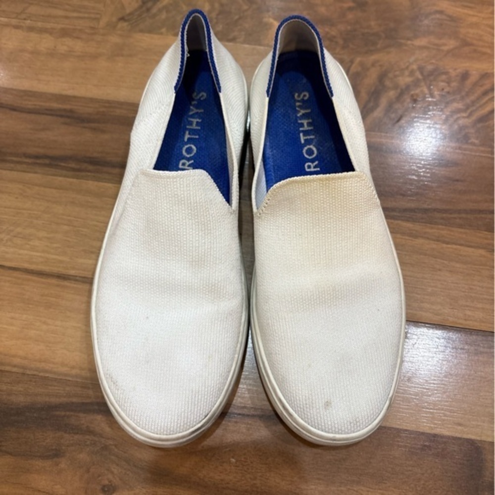 Rothy’s The Original White Slip‎ On Sneakers